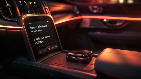 Support telephone voiture : solutions sécurisées et fiables